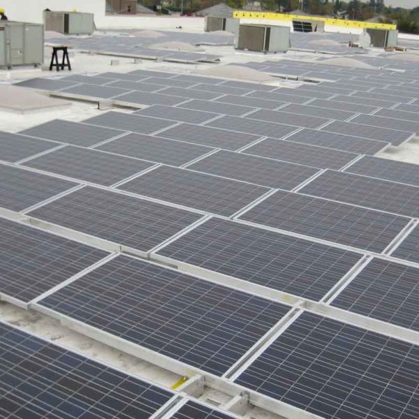 commercial rooftop solar energy system